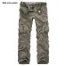 2019 High Quality Men's Cargo Pants Casual Loose Multi Pocket Military Pants Long Trousers for Men Camo Joggers Plus Size 28-40