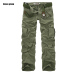 2019 High Quality Men's Cargo Pants Casual Loose Multi Pocket Military Pants Long Trousers for Men Camo Joggers Plus Size 28-40