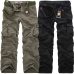 2019 High Quality Men's Cargo Pants Casual Loose Multi Pocket Military Pants Long Trousers for Men Camo Joggers Plus Size 28-40