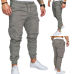 2019 Hot Fashion Mens Skinny Fit Straight Leg Trousers Men Casual Pencil Jogger Cargo Pants With Pockets M-XXXL