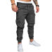 2019 Hot Fashion Mens Skinny Fit Straight Leg Trousers Men Casual Pencil Jogger Cargo Pants With Pockets M-XXXL