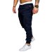 2019 Hot Fashion Mens Skinny Fit Straight Leg Trousers Men Casual Pencil Jogger Cargo Pants With Pockets M-XXXL