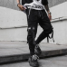 2019 Spring Hip Hop Joggers Men Black Harem Pants Multi-pocket Ribbons Man Sweatpants Streetwear Casual Mens Pants M-3XL