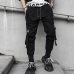 2019 Spring Hip Hop Joggers Men Black Harem Pants Multi-pocket Ribbons Man Sweatpants Streetwear Casual Mens Pants M-3XL