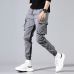 2019 Spring Hip Hop Joggers Men Black Harem Pants Multi-pocket Ribbons Man Sweatpants Streetwear Casual Mens Pants M-3XL