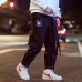 Aelfric Eden Men Joggers Hip Hop Harem Streetwear Pants Ribbons Letter Embroidery Casual Trousers Popular Pink Cargo Pants UR45