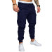 Autumn Men Pants Hip Hop Harem Joggers Pants 2019 New Male Trousers Mens Joggers Solid Multi-pocket Pants Sweatpants M-4XL