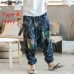 Baggy Cotton Linen Harem Pants Men Hip-hop Women Plus Size Wide Leg Trousers New Casual Vintage Long Pants Pantalon Hombre 2019