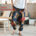 Baggy Cotton Linen Harem Pants Men Hip-hop Women Plus Size Wide Leg Trousers New Casual Vintage Long Pants Pantalon Hombre 2019