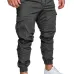 Brand Male New Fashion 2018 Slim Solid Color Pocket Decoration Men Casual Pants Man Trousers Designer Mens Joggers