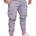 Brand Male New Fashion 2018 Slim Solid Color Pocket Decoration Men Casual Pants Man Trousers Designer Mens Joggers