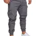 Brand Male New Fashion 2018 Slim Solid Color Pocket Decoration Men Casual Pants Man Trousers Designer Mens Joggers