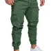 Brand Male New Fashion 2018 Slim Solid Color Pocket Decoration Men Casual Pants Man Trousers Designer Mens Joggers