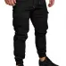 Brand Male New Fashion 2018 Slim Solid Color Pocket Decoration Men Casual Pants Man Trousers Designer Mens Joggers
