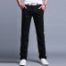 Fashion Men Business Casual Pants Cotton Slim Straight Trousers Spring Summer Long Pants -MX8