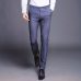 Fashion New High Quality Cotton Men Pants Straight Spring and Summer Long Male Classic Business Casual Trousers Full Length Mid