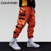 GONTHWID Men's Side Pockets Cargo Harem Pants 2019 Hip Hop Casual Male Tatical Joggers Trousers Fashion Casual Streetwear Pants