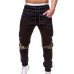 HEFLASHOR Thin Summer Men Camouflage Casual Pants Patchwork Sweatpants Male Cargo Pants Multi-pocket Sportwear Mens Joggers