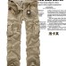 Hot sale free shipping men cargo pants camouflage  trousers military pants for man 7 colors