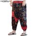 INCERUN 2019 Men Harem Pants Print Retro Drop Crotch Joggers Cotton Trousers Men Baggy Loose Nepal Style Men Casual Pants S-5XL