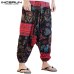 INCERUN 2019 Men Harem Pants Print Retro Drop Crotch Joggers Cotton Trousers Men Baggy Loose Nepal Style Men Casual Pants S-5XL