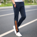 Men's Casual Pants 2019 Autumn Trousers Men Pants Slim Fit Sweatpants Cotton Jogger Striped Bodybuilding Gyms Pants Sportswear