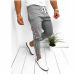 Men's Casual Pants Ankle-Length Elastic Strap Striped Jogger Sports Fitness Sweatpants Long Pants