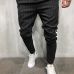 Men's Twill Fashion Jogger Pants 2018 New Stripe Urban Straight Casual Trousers Slim Fitness Long Pants S-3XL