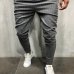 Men's Twill Fashion Jogger Pants 2018 New Stripe Urban Straight Casual Trousers Slim Fitness Long Pants S-3XL