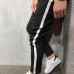 Men's Twill Fashion Jogger Pants 2018 New Stripe Urban Straight Casual Trousers Slim Fitness Long Pants S-3XL