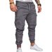 New 2018 Casual Joggers Solid Color Pants Men Cotton Elastic Long Trousers pantalon homme Military Army Cargo Pants Men Leggings