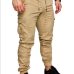 New 2018 Casual Joggers Solid Color Pants Men Cotton Elastic Long Trousers pantalon homme Military Army Cargo Pants Men Leggings