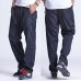 New Quickly Dry Breathable Exercise Pants Men Elastic Waist Men Active Pants Outside Trousers Sportwear Plus Size 3XL,PA095