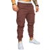 Oeak Men Pants Hip  Joggers Pants 2019 New Male Trousers Men Solid Multi-pocket Pants Sweatpants