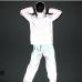 Reflective hip hop pants men joggers sweatpants men's streetwear night light shiny blink long pants for couples