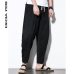 Sinicism Store Plus Size Cotton Linen Harem Pants Mens Jogger Pants 2019 Male Casual Summer Track Pants Trousers