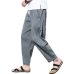 Sinicism Store Plus Size Cotton Linen Harem Pants Mens Jogger Pants 2019 Male Casual Summer Track Pants Trousers