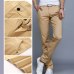 TANGYAXUAN New Design Casual Men pants Cotton Slim Pant Straight Trousers Fashion Business Solid Khaki Black Pants Men 28-38