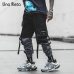 Una Reta Man Pants New Fashion Streetwear Stitching Color Joggers Hip Hop Long Pants Men Elastic Waist Cargo Pants Men