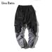 Una Reta Man Pants New Fashion Streetwear Stitching Color Joggers Hip Hop Long Pants Men Elastic Waist Cargo Pants Men