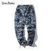 Una Reta Man Pants New Fashion Streetwear Stitching Color Joggers Hip Hop Long Pants Men Elastic Waist Cargo Pants Men