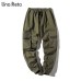 Una Reta Man Pants New Fashion Streetwear Stitching Color Joggers Hip Hop Long Pants Men Elastic Waist Cargo Pants Men