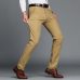 VOMINT Mens Pants High Quality Cotton Casual Pants Stretch male trousers man long Straight 4 color Plus size pant suit  42 44 46