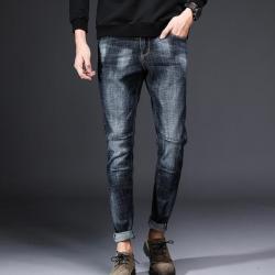 2018 Popular New Design Men's Casual Stretch Spring Thin Jeans