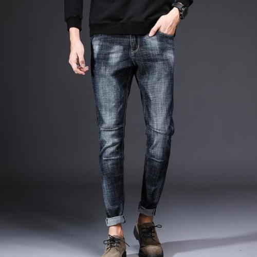 2018 Popular New Design Men's Casual Stretch Spring Thin Jeans