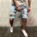 2018 new Men Ripped Distressed Slim Fit Elastic Stretch Patches Male streetwear hiphop Hole Denim Pants Biker denim trousers