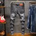 2019 New Fashion Boutique Stretch Casual Mens Jeans / Skinny Jeans Men Straight Mens Denim Jeans / Male Stretch Trouser Pants