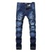 2019  New Fashion Men Holes Jeans European High Street Motorcycle Biker Jeans Men Hip Hop Ripped Slim Jeans pants Dropshipping