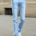 2019 Spring Summer New Fashion Men Casual Stretch Skinny Jeans Slim fit Trousers Tight White Pants Solid Colors