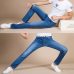 2019 Summer New Men's Thin Light Jeans Business Casual Stretch Slim Denim Jeans Light Blue Trousers Male Brand Pants Plus Size